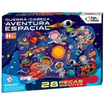 Quebra Cabeça Aventura Espacial 28 Peças Pais e Filhos Quebra Cabeça Aventura Espacial 28 Peças Pais e Filhos