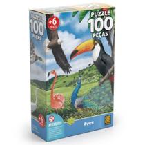Quebra cabeca aves 100 pecas grow Quebra cabeca aves 100 pecas grow