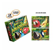 Quebra Cabeça Aves da Amazônia 48 Peças- 32251