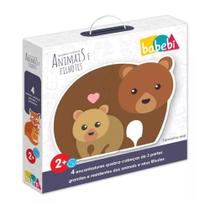Quebra-Cabeça Baby Animais e Filhotes - 12 Peças - Babebi Quebra-Cabeça Baby Animais e Filhotes - 12 Peças - Babebi