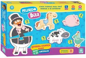 Quebra Cabeça Baby Bita e os Animais Nig