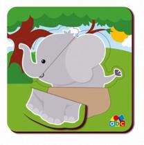 Quebra-cabeça baby elefante - Abc brinquedos