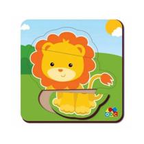 Quebra Cabeça Baby - Leão - 8015 - Babebi
