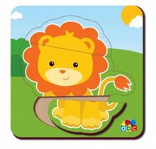 Quebra-cabeça baby leão - Abc brinquedos