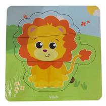 Quebra-Cabeça Baby Leão Brinquedo Educativo