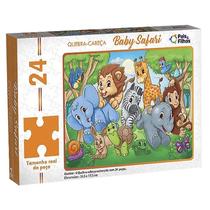Quebra cabeça baby safari 24pcs