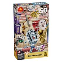 Quebra cabeça banda animada com 150 peças - grow - 4045 Quebra cabeça banda animada com 150 peças - grow - 4045
