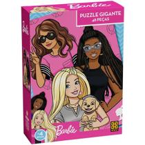 Quebra cabeca barbie gigante 48 pecas grow Quebra cabeca barbie gigante 48 pecas grow