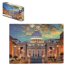 Quebra Cabeça Basílica De São Pedro 500 Peças Puzzle Premium