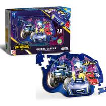 Quebra Cabeça Batman DC Carros Batwheels 30Peças Madeira MDF