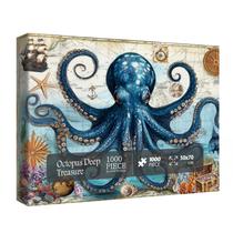 Quebra-cabeça BBOLDIN Funny Octopus Ocean 1000 peças para adultos Quebra-cabeça BBOLDIN Funny Octopus Ocean 1000 peças para adultos
