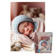 Quebra-cabeça Bebê Reborn 300 peças em MDF