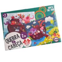 Quebra Cabeça BIBLICO Arca de Noé - 120 Peças - Brinquedos Toia 12156