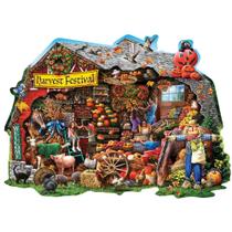 Quebra-cabeça Bits and Pieces Fall Harvest Barn 750 unidades Quebra-cabeça Bits and Pieces Fall Harvest Barn 750 unidades