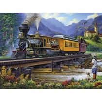 Quebra-cabeça Bits and Pieces Old Stream Train 300 unidades 46x61 cm