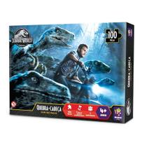 Quebra-Cabeça Blue e Irmãos Jurassic World 100 Peças - Mimo Quebra-Cabeça Blue e Irmãos Jurassic World 100 Peças - Mimo