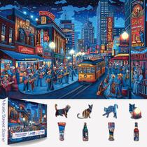 Quebra-cabeça Blueforest Beale Street Blues 500 peças Quebra-cabeça Blueforest Beale Street Blues 500 peças