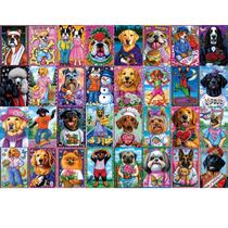 Quebra-cabeça Blueforest Dog Collage 1000 peças para adultos