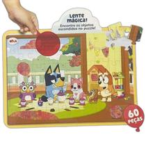 Quebra Cabeça Bluey Lente Mágica 60 Peças - Elka 1252 Quebra Cabeça Bluey Lente Mágica 60 Peças - Elka 1252