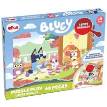 Quebra cabeca bluey lente magica 60 pecas elka