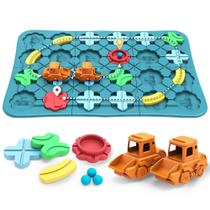 Quebra-cabeça BONITOTO Construtor Lógico de Estrada Brinquedo STEM 42 peças Quebra-cabeça BONITOTO Construtor Lógico de Estrada Brinquedo STEM 42 peças
