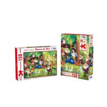 Quebra-Cabeça Branca de Neve 150 Peças Infantil Pais e Filhos Desafio Divertido para Crianças