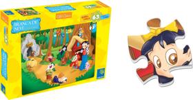 Quebra Cabeça Branca de Neve e os Sete Anões - ABC Brinquedos