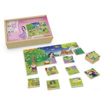 Quebra-cabeça branca de neve (estojo)