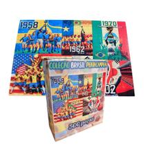 Quebra-cabeça Brasil Campeão das Copas de 500 peças em mdf