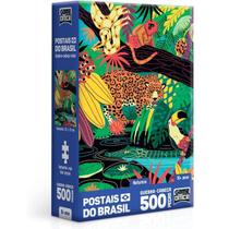 Quebra Cabeça Brasil Natureza 500 peças Postais do Mundo