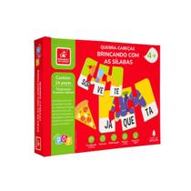 Quebra Cabeça Brincando com Sílabas - Coleção Pop