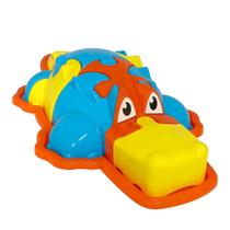 Quebra Cabeça Brinquedo Jacaré Diversão Blocos De Montar