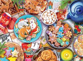 Quebra-cabeça Buffalo Games Aimee Stewart Cookies & Cocoa 1000 unidades Quebra-cabeça Buffalo Games Aimee Stewart Cookies & Cocoa 1000 unidades