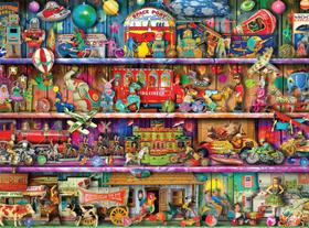 Quebra-cabeça Buffalo Games Aimee Stewart Toy Wonderama 1000 unidades Quebra-cabeça Buffalo Games Aimee Stewart Toy Wonderama 1000 unidades
