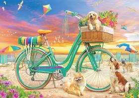 Quebra-Cabeça Buffalo Games Angelo Bonito Beach Bicycle - 300 Peças Quebra-Cabeça Buffalo Games Angelo Bonito Beach Bicycle - 300 Peças