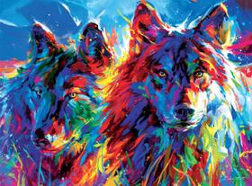 Quebra-cabeça Buffalo Games Blend COTA Wolves True Love 1000 unidades
