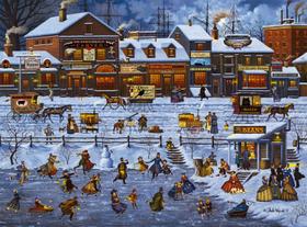 Quebra-cabeça Buffalo Games Charles Wysocki 1000 peças