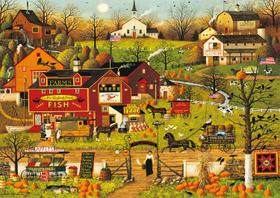 Quebra-cabeça Buffalo Games Charles Wysocki 500 peças Quebra-cabeça Buffalo Games Charles Wysocki 500 peças