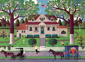 Quebra-cabeça Buffalo Games Charles Wysocki Ice Cream 1000 unidades