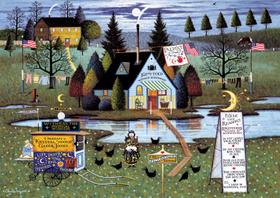 Quebra-Cabeça Buffalo Games Charles Wysocki Know it All - 300 Peças