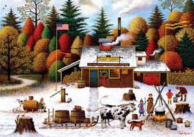 Quebra-Cabeça Buffalo Games Charles Wysocki Vermont - 300 Peças