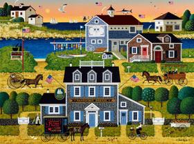 Quebra-cabeça Buffalo Games Charles Wysocki Witch's Bay 1000 unidades
