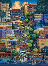 Quebra-cabeça Buffalo Games Eric Dowdle Lombard Street 1000 unidades Quebra-cabeça Buffalo Games Eric Dowdle Lombard Street 1000 unidades
