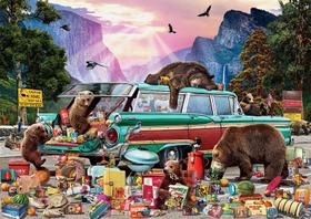 Quebra-cabeça Buffalo Games Garry Walton Yosemite Picnic 300p Quebra-cabeça Buffalo Games Garry Walton Yosemite Picnic 300p