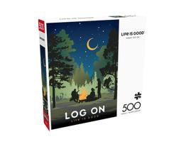 Quebra-Cabeça Buffalo Games Life is Good Forest Log - 500 Peças Quebra-Cabeça Buffalo Games Life is Good Forest Log - 500 Peças
