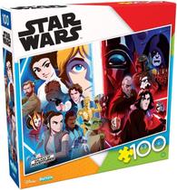 Quebra-cabeça Buffalo Games Star Wars Light vs Dark 38x28cm Quebra-cabeça Buffalo Games Star Wars Light vs Dark 38x28cm