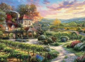 Quebra-Cabeça Buffalo Games Thomas Kinkade Wine Country - 1000 Peças Quebra-Cabeça Buffalo Games Thomas Kinkade Wine Country - 1000 Peças
