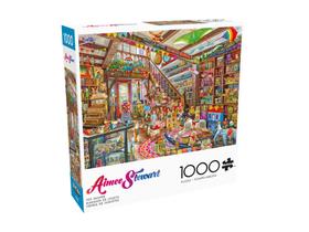 Quebra-cabeça Buffalo Games Toy Shoppe Aimee Stewart 1000 peças Quebra-cabeça Buffalo Games Toy Shoppe Aimee Stewart 1000 peças