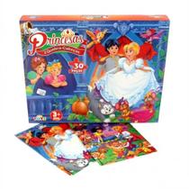 Quebra Cabeça C/30 Peças Princesas Com 2 Quebra Cabeças Quebra Cabeça C/30 Peças Princesas Com 2 Quebra Cabeças