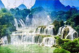 Quebra-Cabeça Cachoeiras que encantam de 300 peças